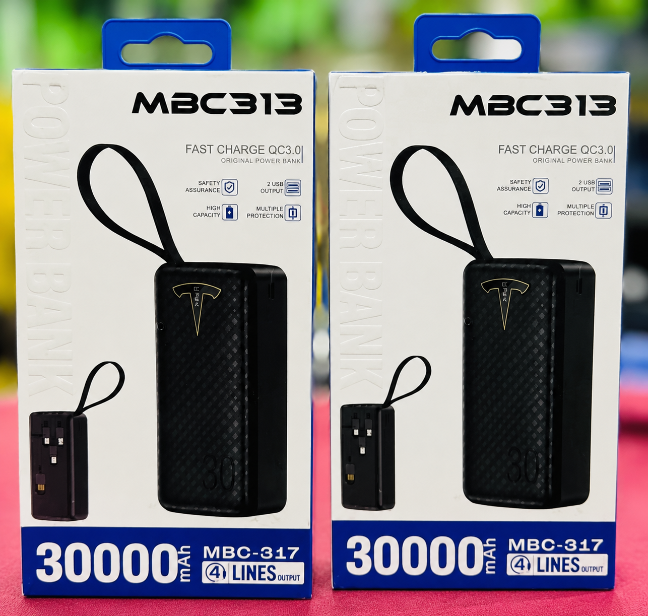 Power Bank MBC-317 30 000 mAh – Charge Rapide QC 3.0 – Image 2