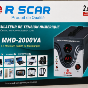 R SCAR MHD-2000VA – Régulateur Automatique de Tension Numérique 2000VA