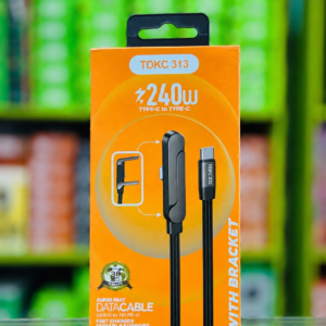 Câble de données USB-C vers USB-C TDKC 313 – 240W avec support