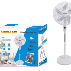 Ventilateur Solaire sur Pied CORALSTAR 16" DC – Modèle CS-1613 avec Télécommande