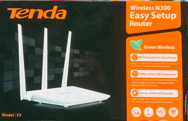 Routeur WiFi Tenda F3 - Wireless N300 Easy Setup Router, 3 Antennes – Image 3