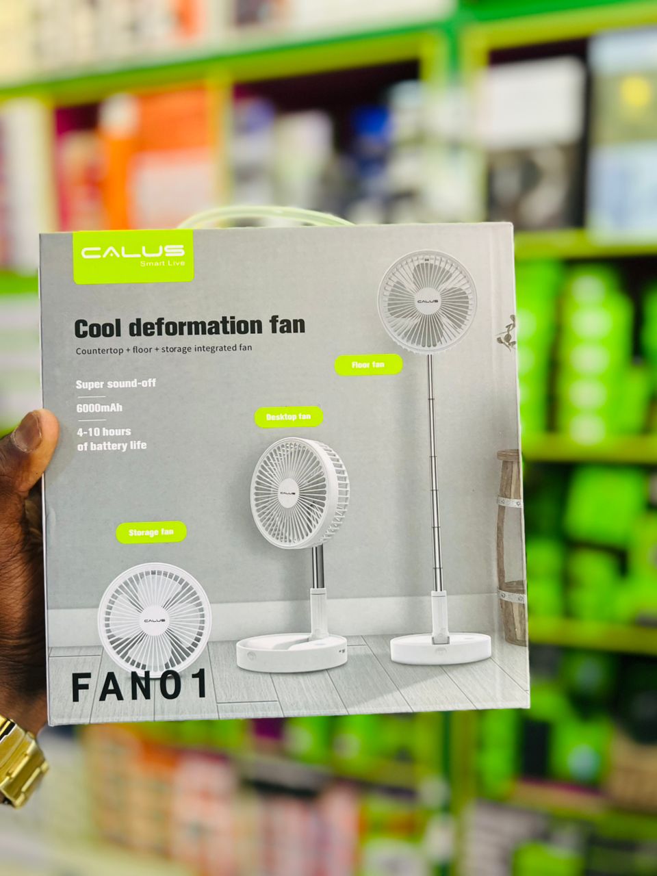 Ventilateur CALUS FANO1 – Cool deformation fan (3 en 1)