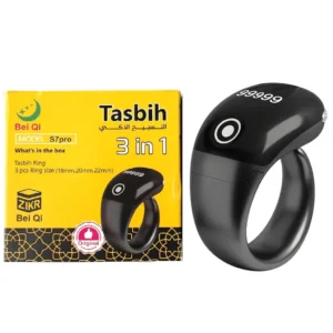 Chapelet électronique Tasbih 3 en 1 – Compteur de Zikr numérique