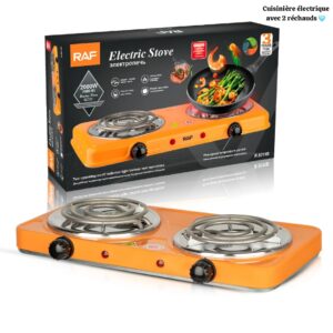 Cuisinière électrique RAF à 2 réchauds – 2000 W